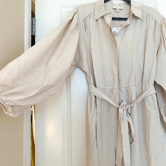 Topshop Wide Leg Long Sleeve Jumpsuit - Picture 5 of 9
